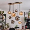 Ripoll Lampadario a sospensione, Lampada a sfera, Lampada a sospensione Écru, Nero, 8-Luci