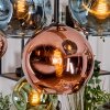 Ripoll Lampadario a sospensione, Lampada a sfera, Lampada a sospensione Écru, Nero, 8-Luci