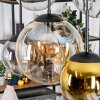 Gastor Lampadario a sospensione, Lampada a sfera, Lampada a sospensione Ambrato, Oro, Chiaro, Grigio fumo, 6-Luci