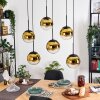 Gastor Lampadario a sospensione, Lampada a sfera, Lampada a sospensione Oro, Chiaro, 6-Luci