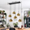Gastor Lampadario a sospensione, Lampada a sfera, Lampada a sospensione Oro, Chiaro, 6-Luci