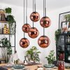 Gastor Lampadario a sospensione, Lampada a sfera, Lampada a sospensione Ramato, 6-Luci
