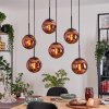 Gastor Lampadario a sospensione, Lampada a sfera, Lampada a sospensione Ramato, 6-Luci
