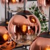 Gastor Lampadario a sospensione, Lampada a sfera, Lampada a sospensione Chiaro, Ramato, 6-Luci