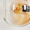 Koyoto Lampada a sfera, Applique Ambrato, Chiaro, Grigio fumo, 3-Luci