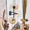 Koyoto Lampada a sfera, Applique Ambrato, Chiaro, 3-Luci