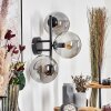 Gastor Lampada a sfera, Applique Grigio fumo, 3-Luci