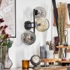 Ripoll Lampada a sfera, Applique Ambrato, Chiaro, Grigio fumo, 3-Luci