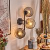 Ripoll Lampada a sfera, Applique Ambrato, Chiaro, Grigio fumo, 3-Luci