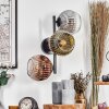 Ripoll Lampada a sfera, Applique Oro, Chiaro, Ramato, Grigio fumo, 3-Luci