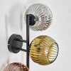 Ripoll Lampada a sfera, Applique Oro, Chiaro, Ramato, Grigio fumo, 3-Luci