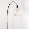 Koyoto Lampada da terra Nero, 1-Luce