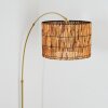 Cando Lampada da terra Ottone, Nero, 1-Luce