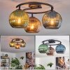 Koyoto Plafoniera, Lampada a sfera 37 cm Blu, Verde, Ramato, 3-Luci