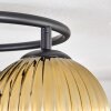 Koyoto Plafoniera, Lampada a sfera Blu, Oro, Verde, 3-Luci