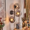 Gastor Lampada a sfera, Applique Chiaro, Grigio fumo, 3-Luci