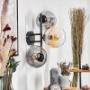 Gastor Lampada a sfera, Applique Ambrato, Chiaro, Grigio fumo, 3-Luci