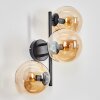 Gastor Lampada a sfera, Applique Ambrato, 3-Luci