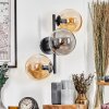 Gastor Lampada a sfera, Applique Ambrato, Grigio fumo, 3-Luci