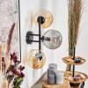 Gastor Lampada a sfera, Applique Ambrato, Grigio fumo, 3-Luci