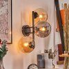 Gastor Lampada a sfera, Applique Ambrato, Grigio fumo, 3-Luci