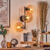 Gastor Lampada a sfera, Applique Ambrato, Chiaro, 3-Luci