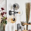 Gastor Lampada a sfera, Applique Ambrato, Chiaro, Grigio fumo, 3-Luci