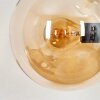 Gastor Lampada a sfera, Applique Ambrato, Chiaro, Grigio fumo, 3-Luci