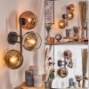 Koyoto Lampada a sfera, Applique Cromo, Oro, Chiaro, Ramato, Grigio fumo, 3-Luci
