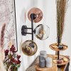 Koyoto Lampada a sfera, Applique Cromo, Oro, Chiaro, Ramato, Grigio fumo, 3-Luci