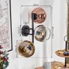 Koyoto Lampada a sfera, Applique Cromo, Oro, Chiaro, Ramato, Grigio fumo, 3-Luci