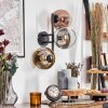 Koyoto Lampada a sfera, Applique Cromo, Oro, Chiaro, Ramato, Grigio fumo, 3-Luci