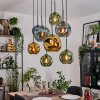 Ripoll Lampadario a sospensione, Lampada a sfera, Lampada a sospensione Écru, Nero, 8-Luci