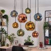 Ripoll Lampadario a sospensione, Lampada a sfera, Lampada a sospensione Écru, Nero, 8-Luci