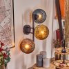 Koyoto Lampada a sfera, Applique Blu, Oro, Ramato, 3-Luci