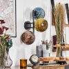 Koyoto Lampada a sfera, Applique Blu, Oro, Ramato, 3-Luci