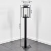 Tieva Illuminazione viale Nero, 1-Luce