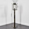 Tieva Illuminazione viale Oro, Nero, 1-Luce