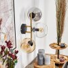 Koyoto Lampada a sfera, Applique Oro, Nero, 3-Luci