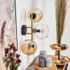 Koyoto Lampada a sfera, Applique Oro, Nero, 3-Luci