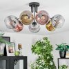 Ripoll Plafoniera, Lampada a sfera Oro, Chiaro, Ramato, Grigio fumo, 7-Luci