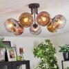 Ripoll Plafoniera, Lampada a sfera Oro, Chiaro, Ramato, Grigio fumo, 7-Luci