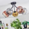 Ripoll Plafoniera, Lampada a sfera Oro, Chiaro, Ramato, Grigio fumo, 5-Luci