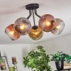 Ripoll Plafoniera, Lampada a sfera Oro, Chiaro, Ramato, Grigio fumo, 5-Luci