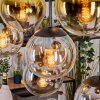 Gastor Lampadario a sospensione, Lampada a sfera, Lampada a sospensione Ambrato, Oro, Chiaro, Grigio fumo, 8-Luci