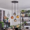 Ripoll Lampadario a sospensione, Lampada a sfera, Lampada a sospensione a cluster Blu, Oro, Ramato, 4-Luci