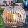 Ripoll Lampadario a sospensione, Lampada a sfera, Lampada a sospensione a cluster Cromo, Grigio fumo, 4-Luci