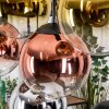 Gastor Lampadario a sospensione, Lampada a sfera, Lampada a sospensione Cromo, Oro, Chiaro, Ramato, Grigio fumo, 8-Luci