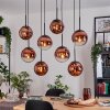 Gastor Lampadario a sospensione, Lampada a sfera, Lampada a sospensione Chiaro, Ramato, 8-Luci