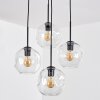 Ripoll Lampadario a sospensione, Lampada a sfera, Lampada a sospensione a cluster Chiaro, 4-Luci